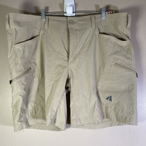 Eddie Bauer First Ascent Shorts Mens 44 Tall Guide Pro 9 In Active Hike Beige